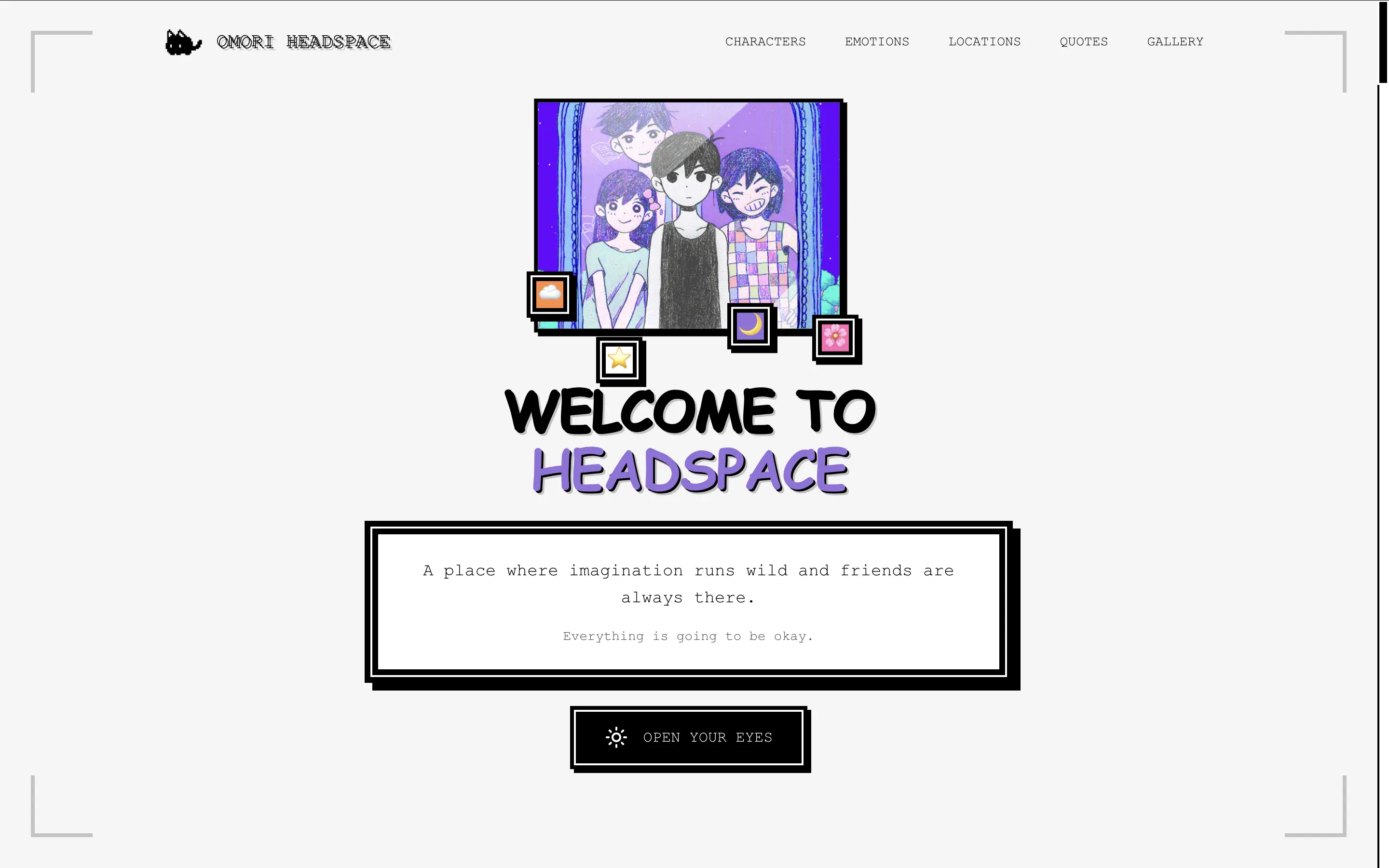 OMORI Headspace — project preview screenshot